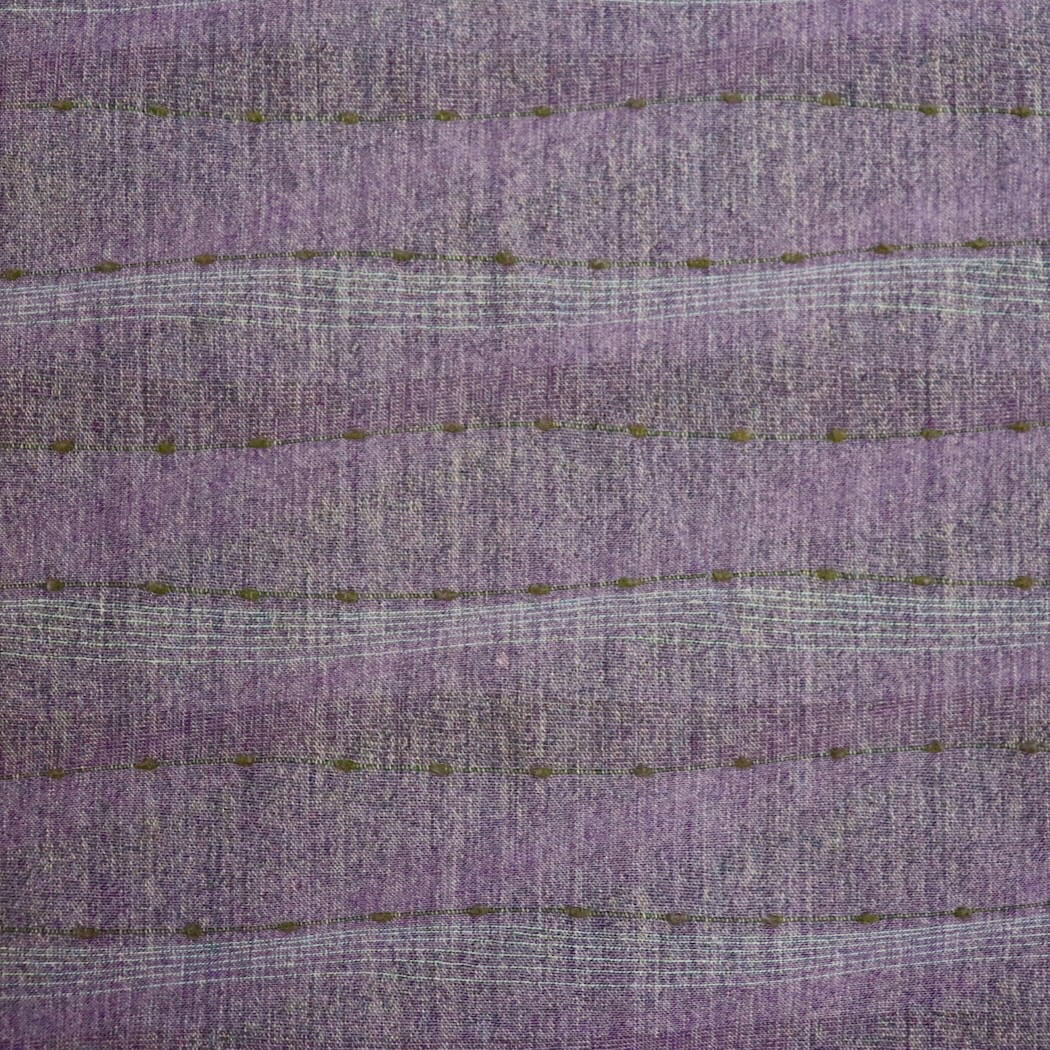 wavy purple stripes cotton fabric from japan