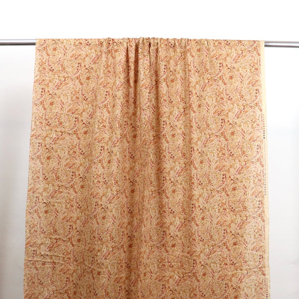 kokka YFA-31010-1 paisley print linen cotton