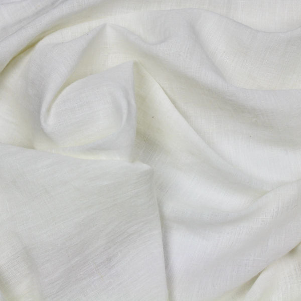 Ivory linen cotton fat quarter