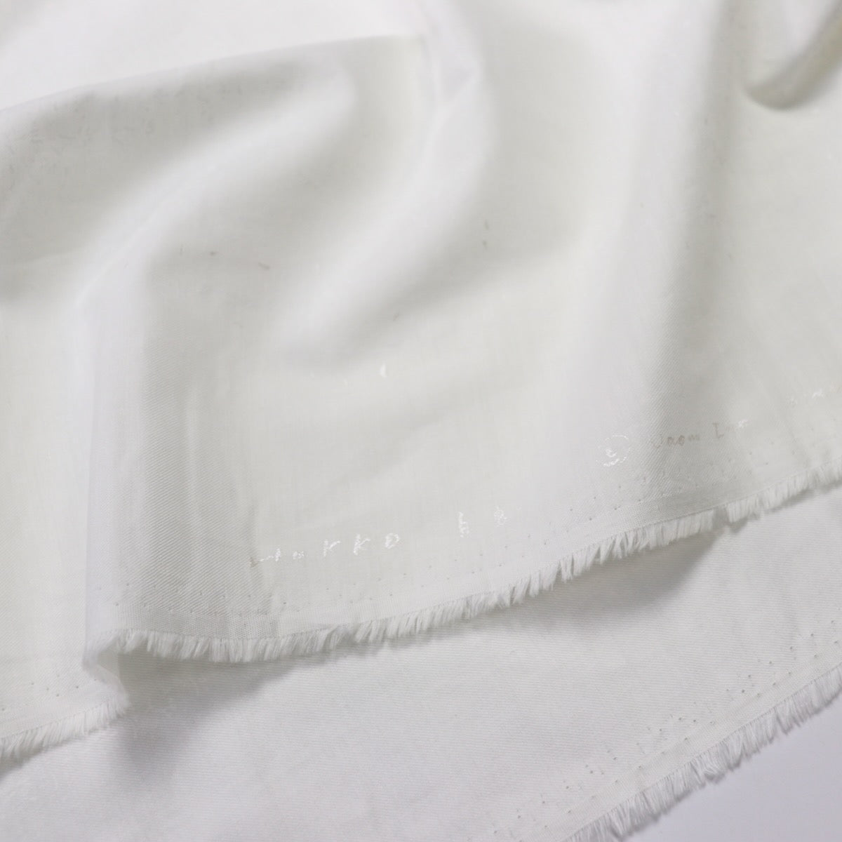 Swatch — Nani Iro Hakko Cotton Silk Lawn — White A