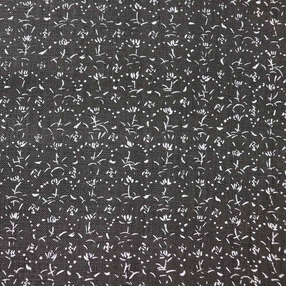 Swatch — Nani Iro Hakko Linen — Black C