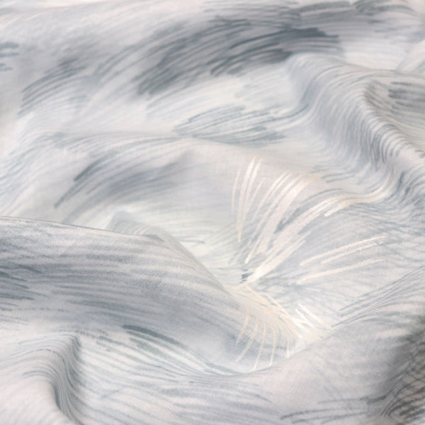 Swatch — Nani Iro Good Sign Linen Cotton — Gray B