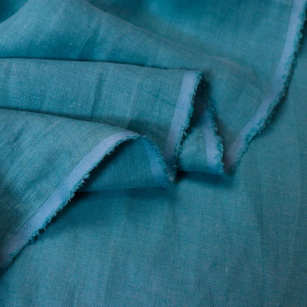 Naomi Ito Linen by Nani Iro Kokka peacock green EGX-250-1-K