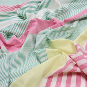 All Sorts of Stripes Handloom Cotton — Peony