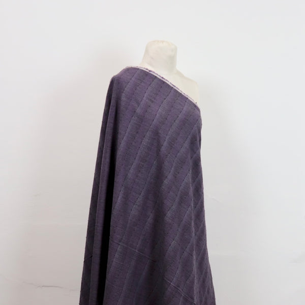 wavy purple stripes cotton fabric from japan