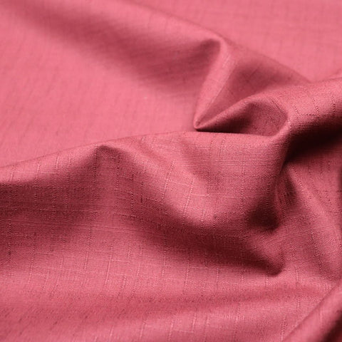 morikiku cotton dobby textured fabric red