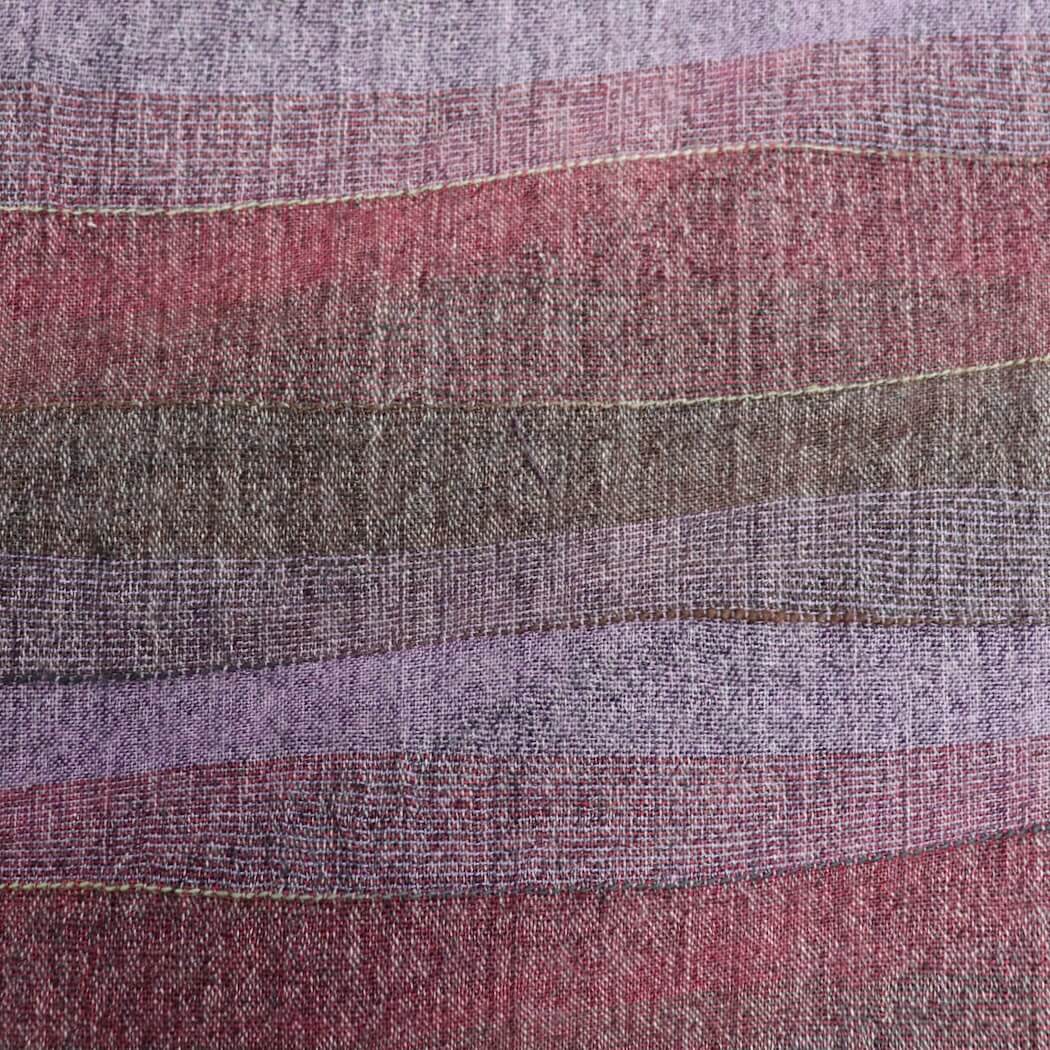 kobayashi yarn dye cotton fabric red and purple