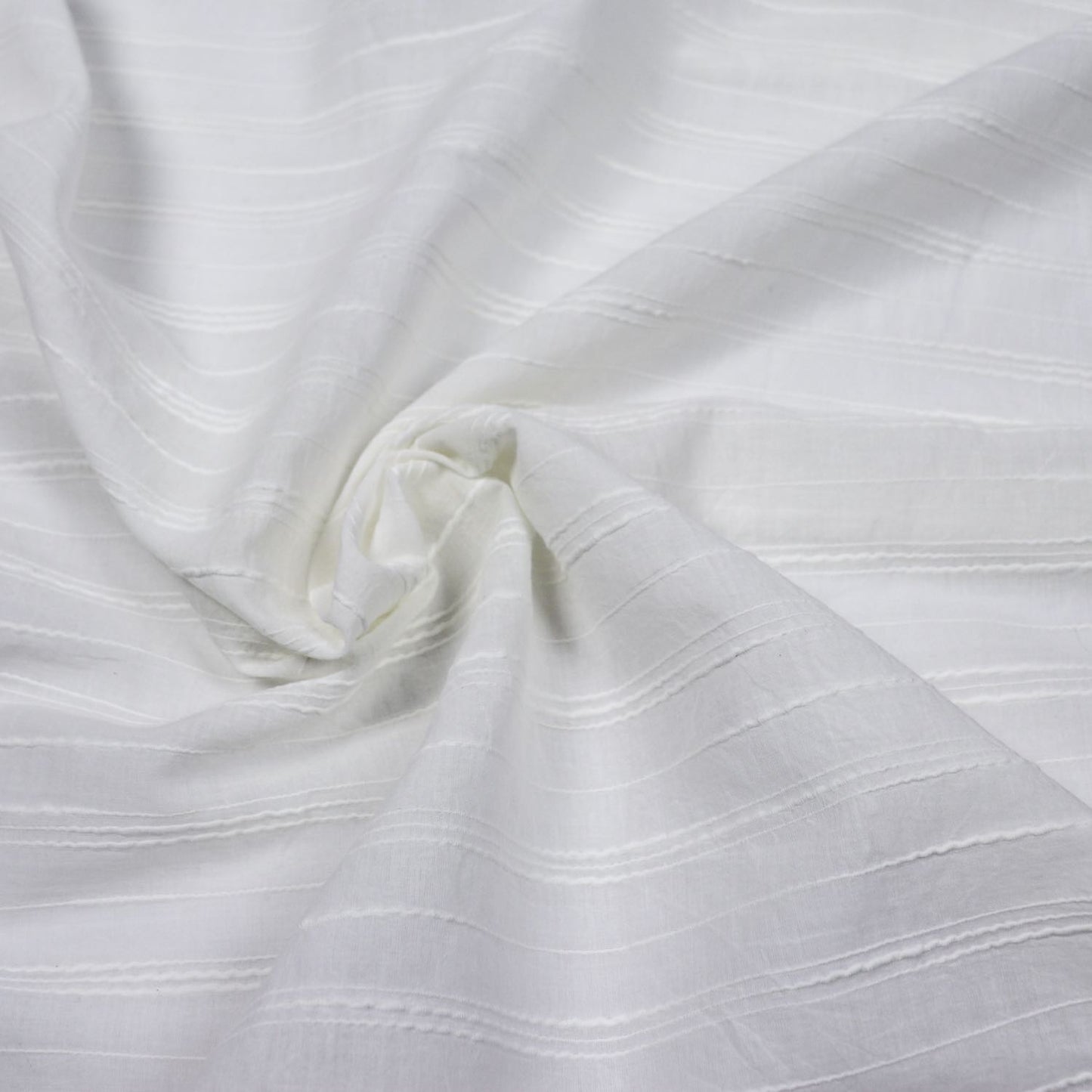 Sinuous Stripe Handloom Cotton  —  0.8 Yard Remnant