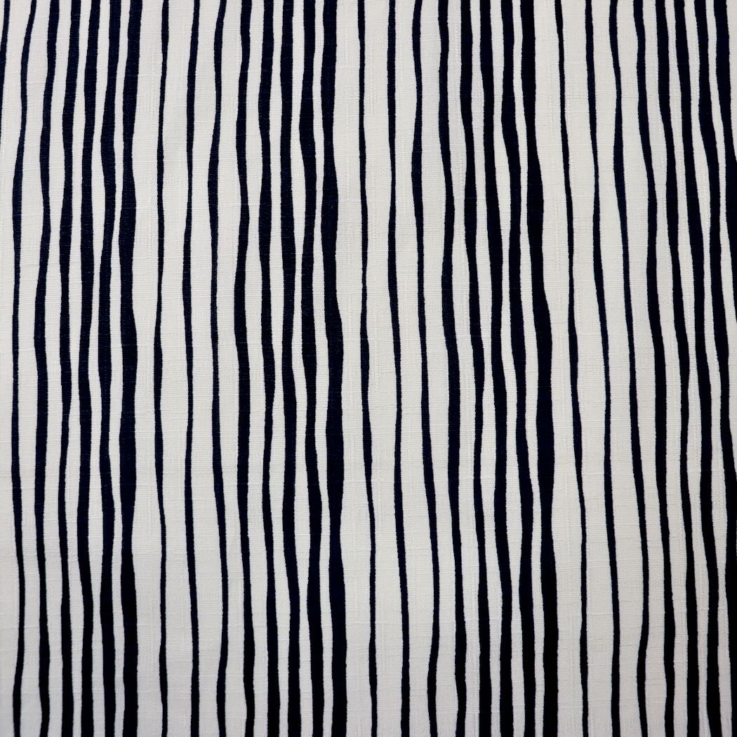 Swatch — Yoroke Stripe Japanese Cotton Dobby — Ivory