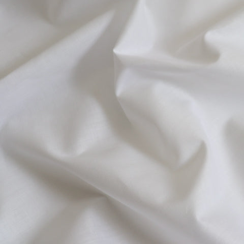 white cotton voile fabric