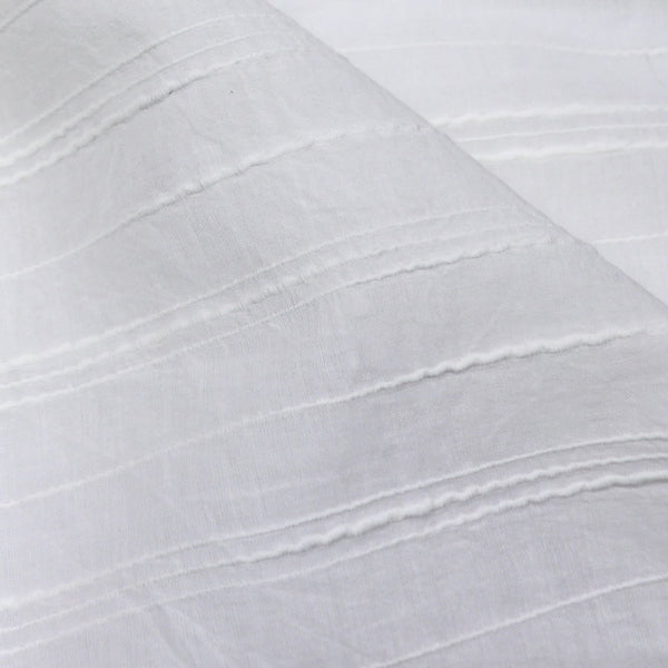 slub stripe handwoven sustainable fabric